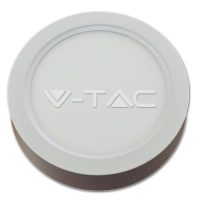   V-TAC FALON KÍVÜLI LED PANEL / 15W / KÖR / 160mm / VT-1415RD meleg fehér 4811