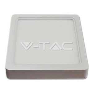   V-TAC FALON KÍVÜLI LED PANEL / 22W / NÉGYSZÖG / 205 x 205 mm / VT-1422SQ hideg fehér 4812