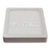 V-TAC FALON KÍVÜLI LED PANEL / 22W / NÉGYSZÖG / 205 x 205 mm / VT-1422SQ meleg fehér 4814