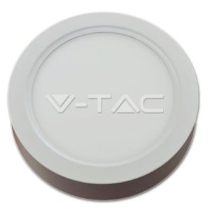   V-TAC FALON KÍVÜLI LED PANEL / 22W / KÖR / 205mm / VT-1422RD meleg fehér 4817