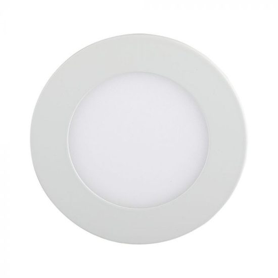 V-TAC PRÉMIUM LED PANEL / 6W / KÖR / 120mm / VT-607RD meleg fehér 4854