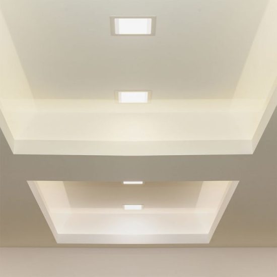 6W Négyszög Premium LED Panel süllyeszthető 3000K - 4863 V-TAC