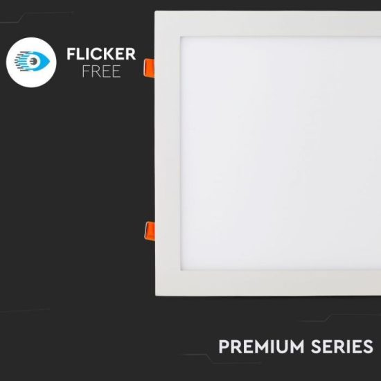 24W Négyszög Premium LED Panel süllyeszthető 4000K - 4888 V-TAC