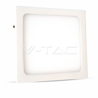 6W LED Felületre szerelhető Panel Mélysugárzó Prémium Szögletes Fehér