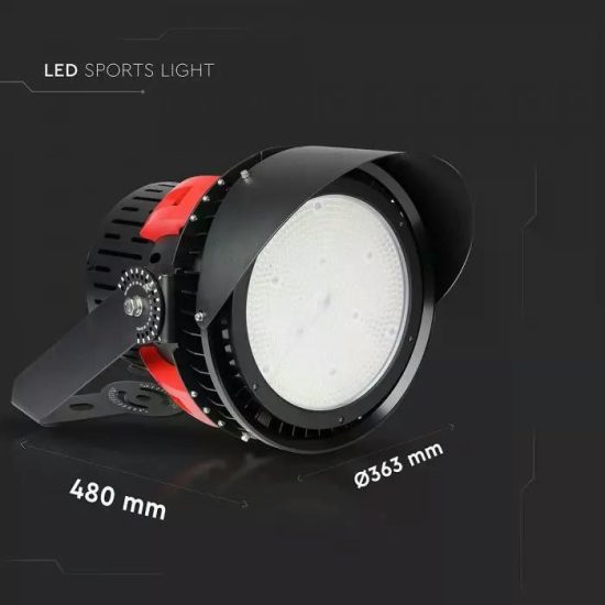 500w Dimmelhető Sport reflektor Samsung chip Meanwell tápegység 45° 5000K - PRO490 V-TAC