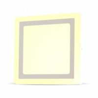   6W+2W Felületre szerelhető négyszög LED Panel 3000K - 4922 V-TAC