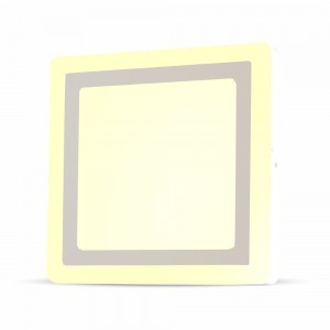   6W+2W Felületre szerelhető négyszög LED Panel 4000K - 4923 V-TAC