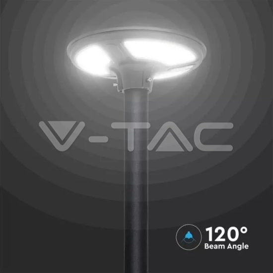 15W Napelemes LED kerti/utcai lámpa beépített szenzorral 4000K IP65 - 5150 V-TAC