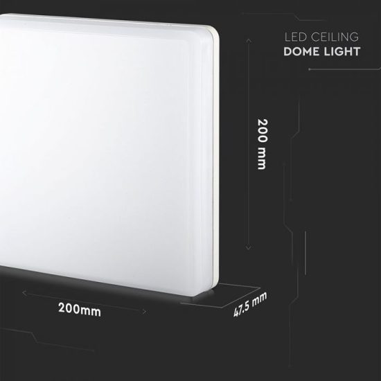 15W Keret nélküli mennyezeti LED lámpa IP44 4000K - 55679 V-TAC