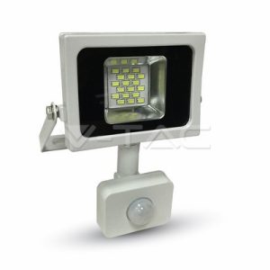   V-TAC LED MOZGÁSÉRZÉKELŐS REFLEKTOR / 10W / 800Lumen / VT-4810-1 PIR meleg fehér 5746