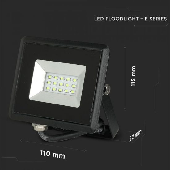 V-TAC LED REFLEKTOR / 10W / fekete / IP65 / zöld fényű / VT-4011 5988