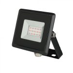   V-TAC LED REFLEKTOR / 10W / fekete / IP65 / piros fényű / VT-4011 5989