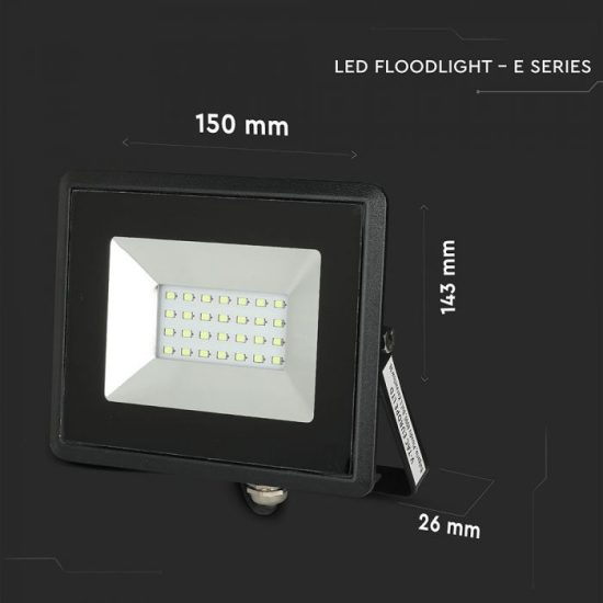 20W LED reflektor E-széria zöld fényű - 5991 V-TAC