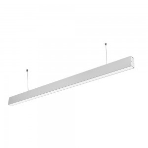   V-TAC LED LINEÁR LÁMPATEST SODRONYOS FÜGGESZTÉKKEL / 40W / toldható / hideg fehér - 6400K / ezüst / VT-7-40 PRO601