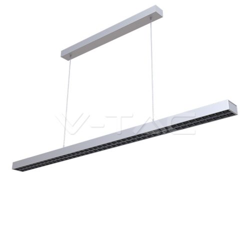 LED Lineáris lámpatest SAMSUNG Chip 60W sodronyos függesztékkel, nem csatlakoztatható,fehér színű 4000K