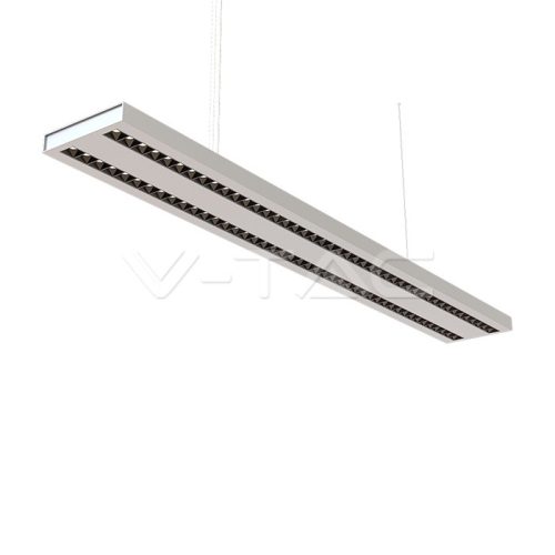 LED Lineáris lámpatest SAMSUNG Chip 60W sodronyos függesztékkel, nem csatlakoztatható, fehér színű 4000K