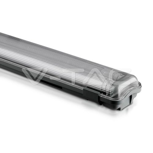 LED Vízálló lámpatest 2 x 18W csővel, természetes fehér