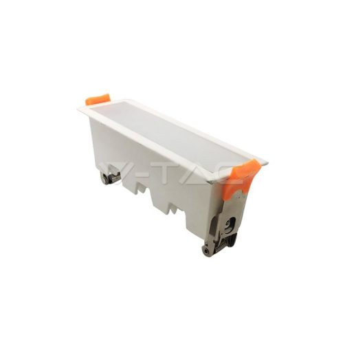 10W LED Egyenes panel fehér színű, meleg fehér