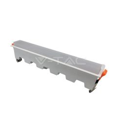 20W LED Egyenes panel fehér színű, hideg fehér