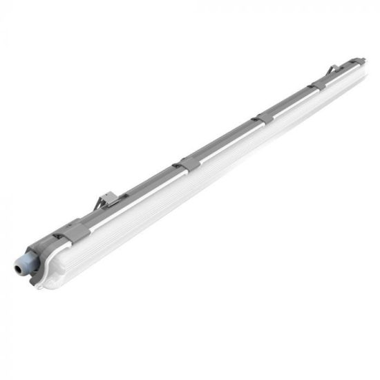 10w Vízmentes armatúra 60 cm LED fénycsővel 6400K IP65 - 6464 V-TAC