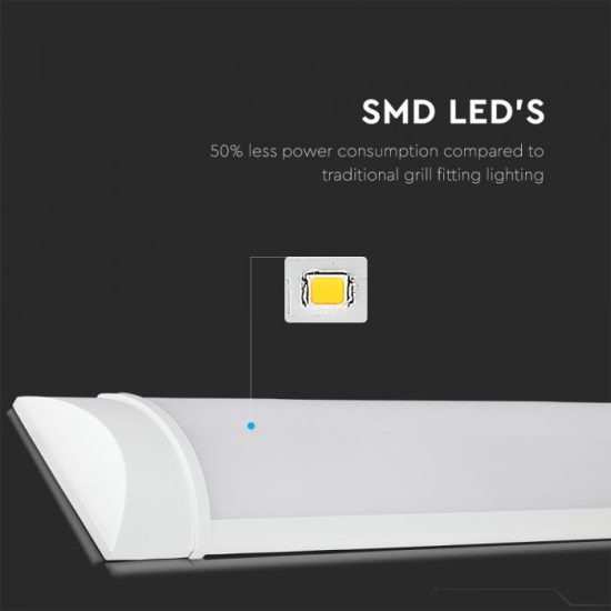 V-TAC LED BÚTORVILÁGÍTÓ / Samsung chip / 60cm / meleg fehér - 3000K / 15W / fehér / IP20 / VT-8315 6487