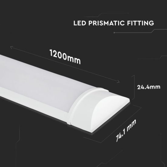 V-TAC LED BÚTORVILÁGÍTÓ / Samsung chip / 120cm / nappali fehér - 4000K / 30W / fehér / IP20 / VT-8330 6491
