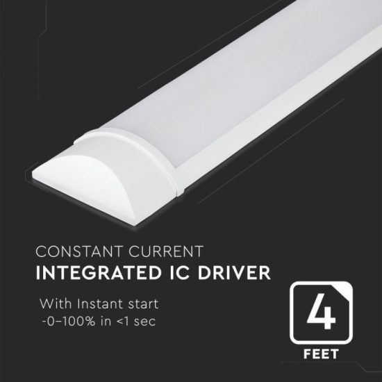 30W LED lámpatest 120cm 160lm/W 5év garancia 6400K - 6492 V-TAC