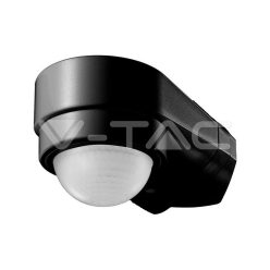 Infravörös mozgásérzékelő, fekete színű Sarok 240°