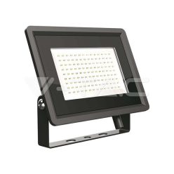   100W LED Reflektor SMD F-Széria, fekete színű 6500K (V-TAC)