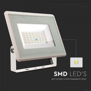 30W fehér LED reflektor F széria 3000K IP65 - 6746 V-TAC