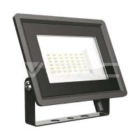 50W fekete LED reflektor F széria 3000K IP65 - 6749 V-TAC