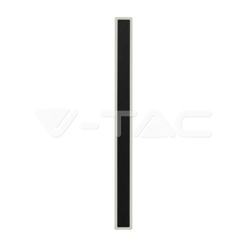 17W LED Fali lámpa, fekete színű 4000K IP65 (V-TAC)