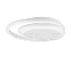   38W LED Dizájner mennyezeti lámpa, fehér színű, kerek forma 4000K (V-TAC)
