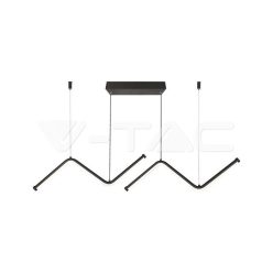   12W LED Egyedi dizájn függőlámpa, fekete színű 4000K (V-TAC)