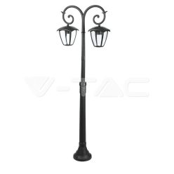 Saroklámpa 2XE27 1410mm IP44 Fekete