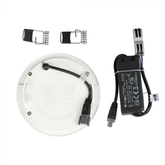 V-TAC MINI LED PANEL / 6W / Samsung chip / KÖR / 120mm / VT-606RD nappali fehér 707