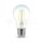 LED izzó 4W Izzószálas E27 A60 Átlátszó borítás Hideg Fehér