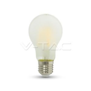   Retro LED izzó - 5W Opál Filament E27 A60 Meleg fehér - 7178 V-TAC