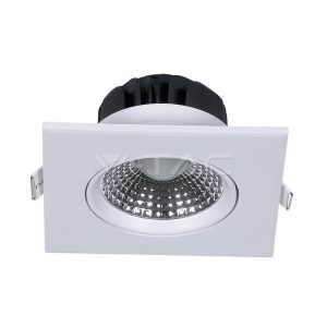   V-TAC LED MÉLYSUGÁRZÓ / 5W / forgatható / négyszög / 350 Lumen / VT-1100 meleg fehér 7332