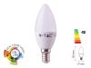 5,5W LED izzó CRI>95 E14 gyertya 6400K - 7496 V-TAC