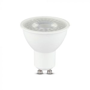   V-TAC LED SPOT / GU10 / 38°/ 6W / CRI>95 magas szín visszaadás / meleg fehér - 2700K / 400lumen / VT-2206 7497
