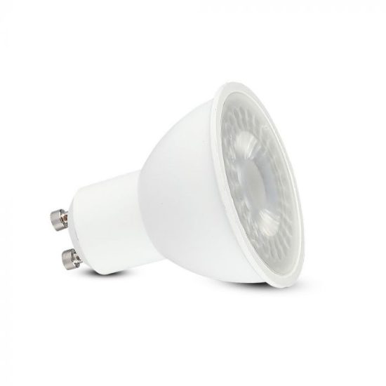 V-TAC LED SPOT/ GU10 / 38°/ 6W / CRI>95 magas szín visszaadás / hideg fehér - 6400K / 400lumen / VT-2206 7499