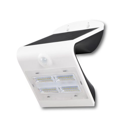 3W LED Szolár fali lámpa Meleg fehér, Természetes fehér fehér és fekete test