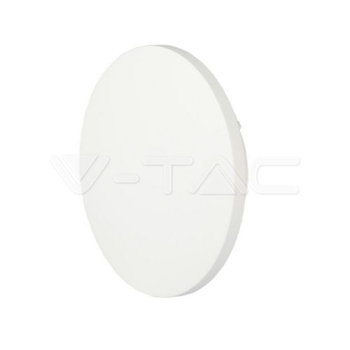 6W LED Fali lámpa Természetes fehér fehér kerek