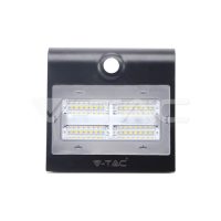 3W LED napelemes lámpa fekete - 7528 V-TAC