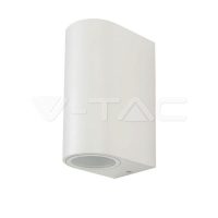   GU10 foglalattal ellátott fali lámpatest fehér 2 irányú IP44 - 7542 V-TAC