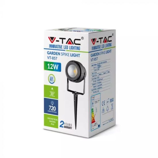 V-TAC LED KERTI LÁMPA / 50cm vezeték / zöld / 12W / fehér / VT-857 7549