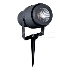   12W LED Kerti leszúrható lámpa, szürke színben, zöld világítással