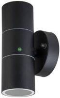   Fekete két állású fali lámpatest GU10 foglalattal IP44 - 7569 V-TAC