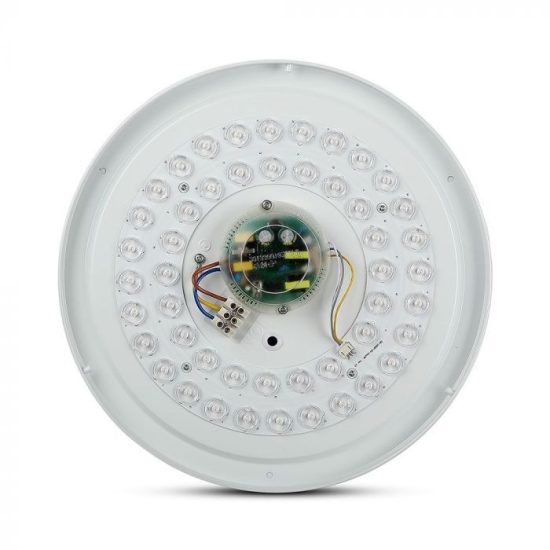 48W dimmelhető kristály hatású LED mennyezeti design lámpa 3 in 1 vezérlővel - 7600 V-TAC